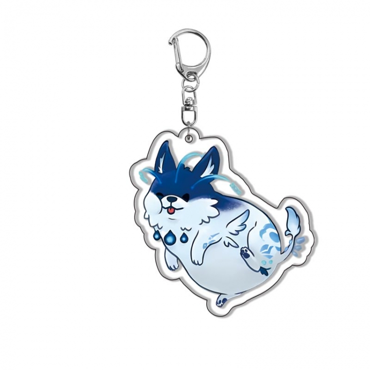 Animal Anime Acrylic Keychain Charm price for 5 pcs  1132Y