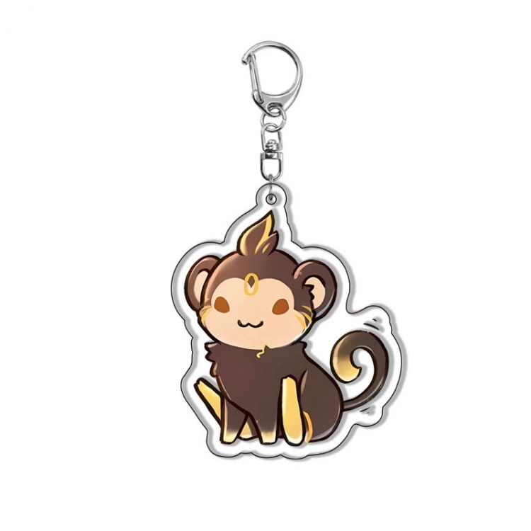 Animal Anime Acrylic Keychain Charm price for 5 pcs  1158Y
