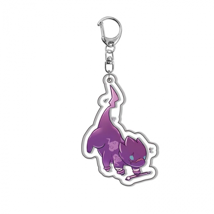 Animal Anime Acrylic Keychain Charm price for 5 pcs 1144Y