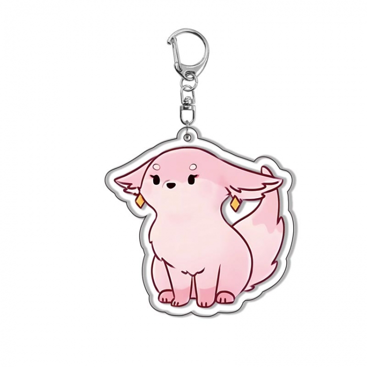 Animal Anime Acrylic Keychain Charm price for 5 pcs  1134Y