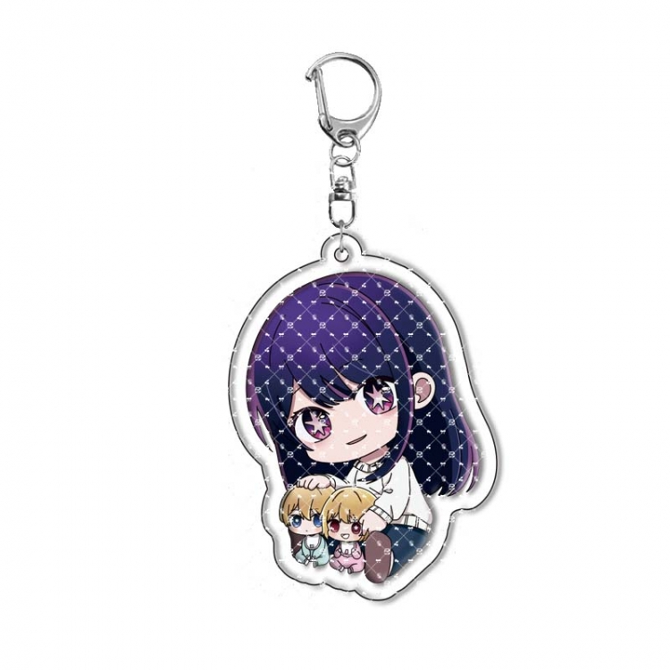 I pushed the child Anime Acrylic Keychain Charm price for 5 pcs 1201Y