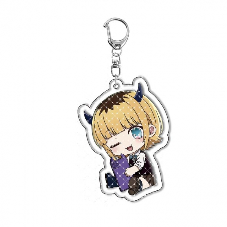 I pushed the child Anime Acrylic Keychain Charm price for 5 pcs 1203Y