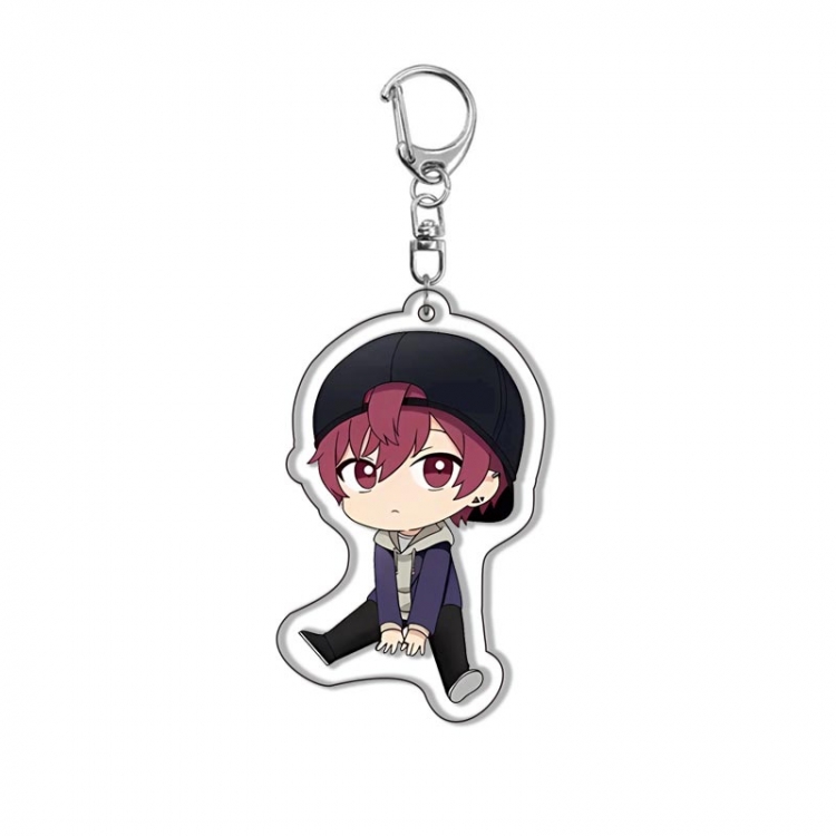 Cool and somewhat reckless boys Anime Acrylic Keychain Charm price for 5 pcs 1175Y