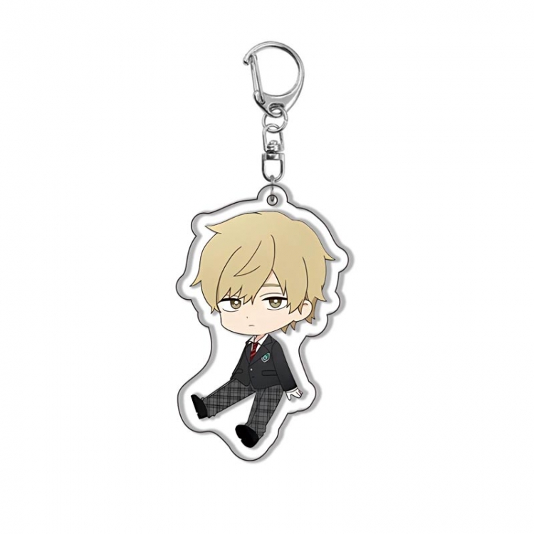 Cool and somewhat reckless boys Anime Acrylic Keychain Charm price for 5 pcs 1171Y