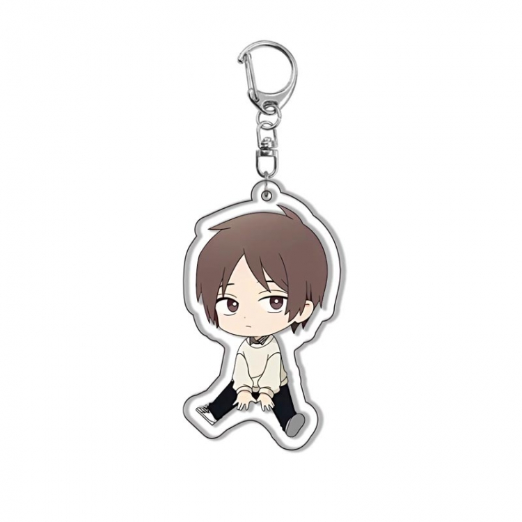 Cool and somewhat reckless boys Anime Acrylic Keychain Charm price for 5 pcs 1170Y