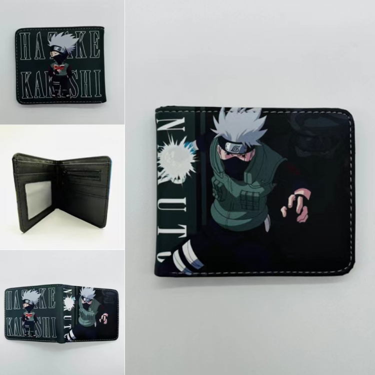 Naruto Full color  Two fold short card case wallet 11X9.5CM  2106