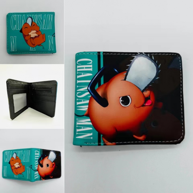 Chainsaw man Full color  Two fold short card case wallet 11X9.5CM 1836