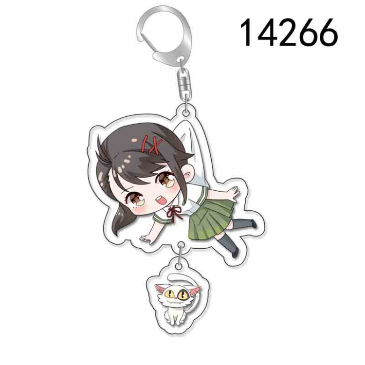 Tour of Bell and Bud Anime acrylic Pendant Key Chain price for 5 pcs 14266