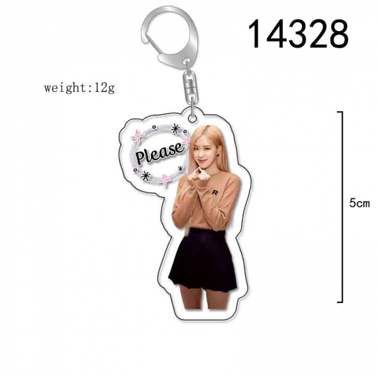 BLACK PINK Anime Acrylic Keychain Charm price for 5 pcs 14328