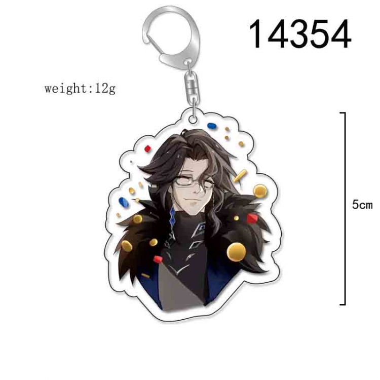 Genshin Impact Anime Acrylic Keychain Charm price for 5 pcs 14354