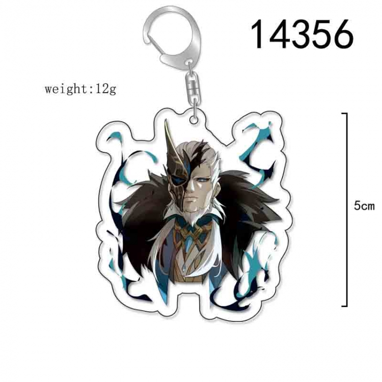 Genshin Impact Anime Acrylic Keychain Charm price for 5 pcs 14356