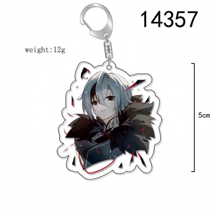 Genshin Impact Anime Acrylic Keychain Charm price for 5 pcs 14357