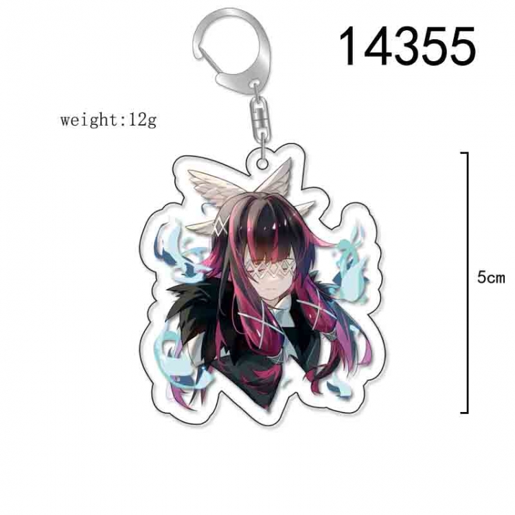 Genshin Impact Anime Acrylic Keychain Charm price for 5 pcs 14355