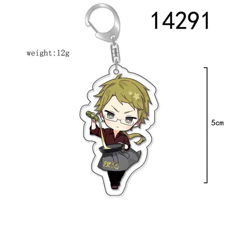 Bungo Stray Dogs Anime Acrylic Keychain Charm price for 5 pcs 14291