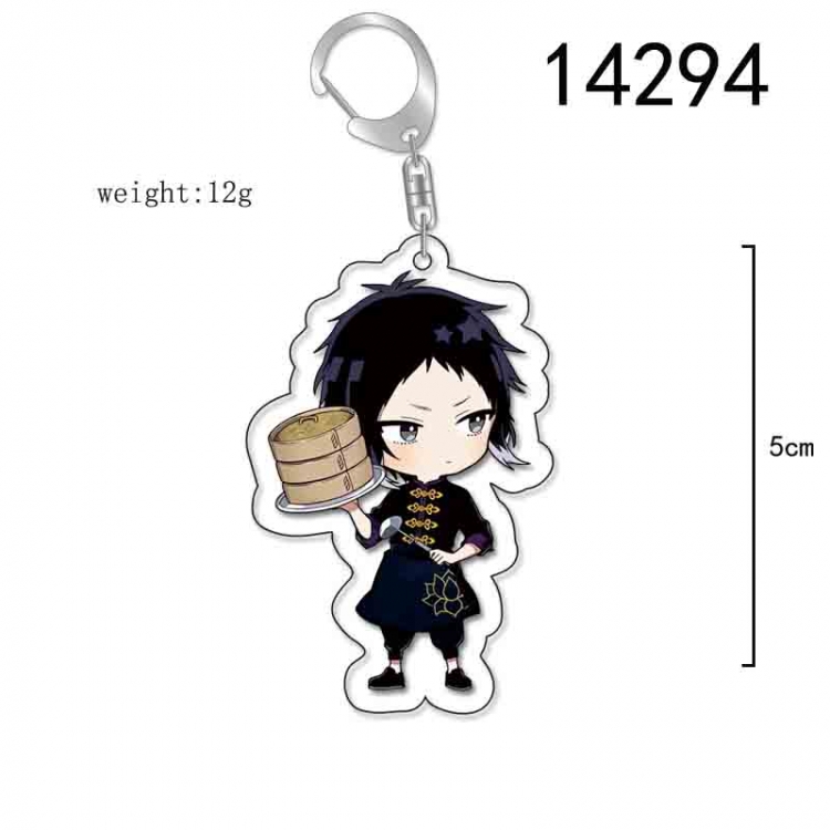 Bungo Stray Dogs Anime Acrylic Keychain Charm price for 5 pcs 14294