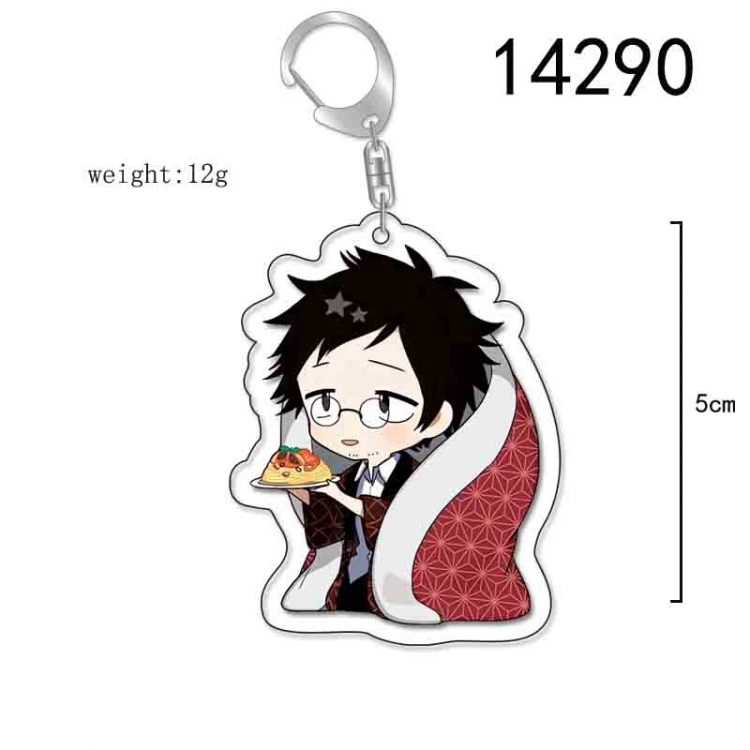 Bungo Stray Dogs Anime Acrylic Keychain Charm price for 5 pcs 14290