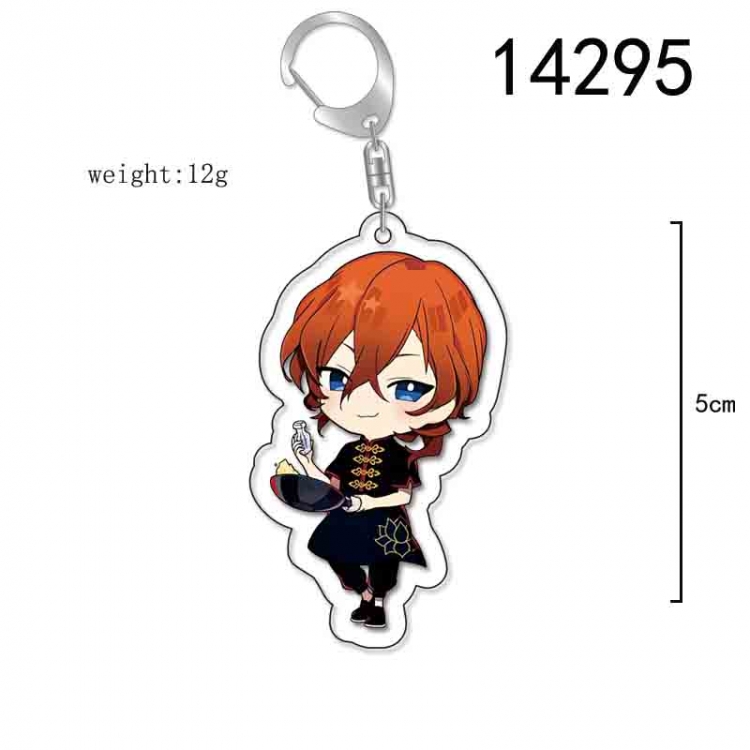 Bungo Stray Dogs Anime Acrylic Keychain Charm price for 5 pcs 14295