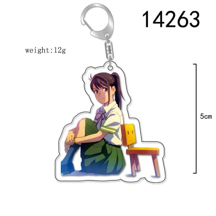 Tour of Bell and Bud Anime Acrylic Keychain Charm price for 5 pcs 14263