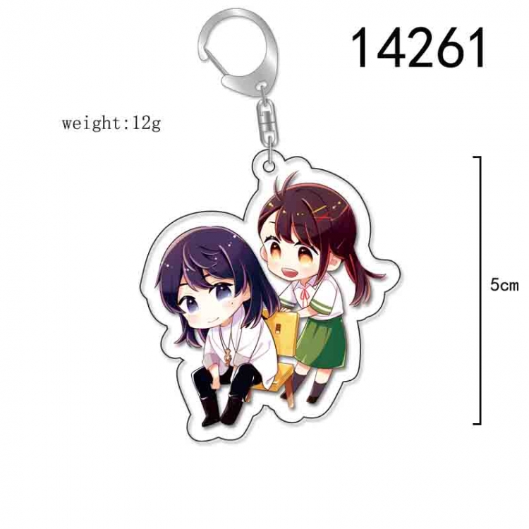 Tour of Bell and Bud Anime Acrylic Keychain Charm price for 5 pcs 14261