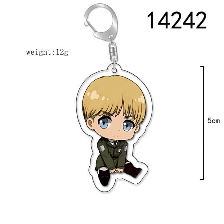 Shingeki no Kyojin  Anime Acrylic Keychain Charm price for 5 pcs 14242