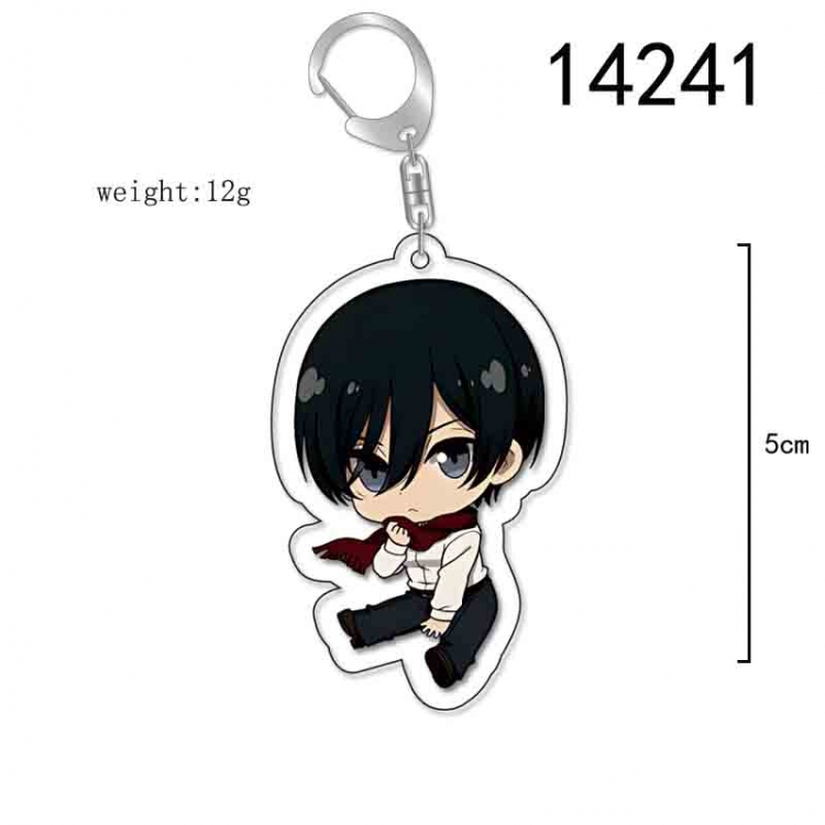 Shingeki no Kyojin  Anime Acrylic Keychain Charm price for 5 pcs 14241