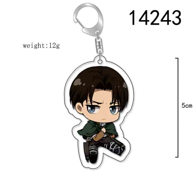 Shingeki no Kyojin  Anime Acrylic Keychain Charm price for 5 pcs 14243