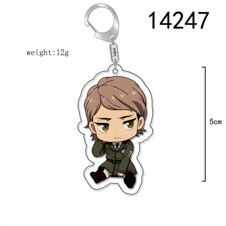 Shingeki no Kyojin  Anime Acrylic Keychain Charm price for 5 pcs 14247