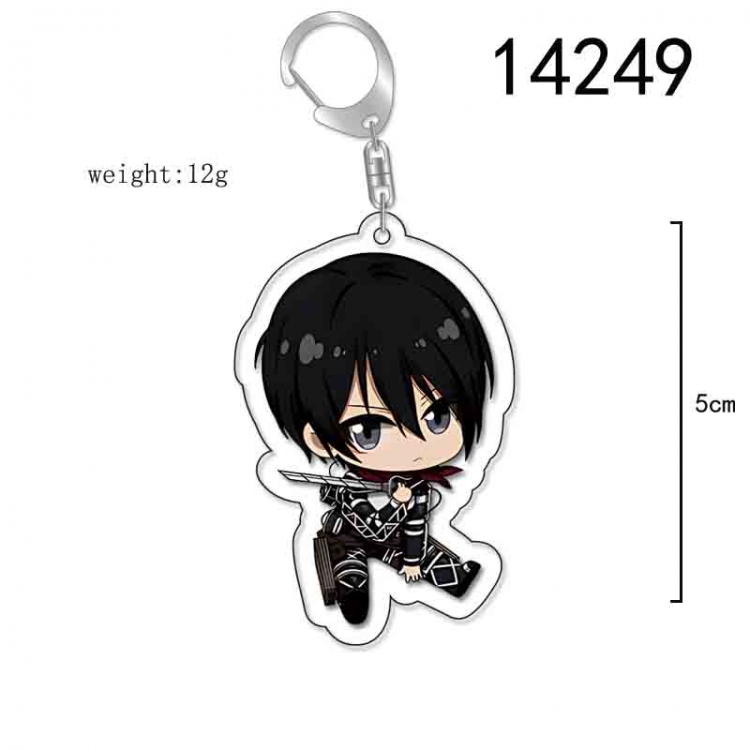 Shingeki no Kyojin  Anime Acrylic Keychain Charm price for 5 pcs 14249