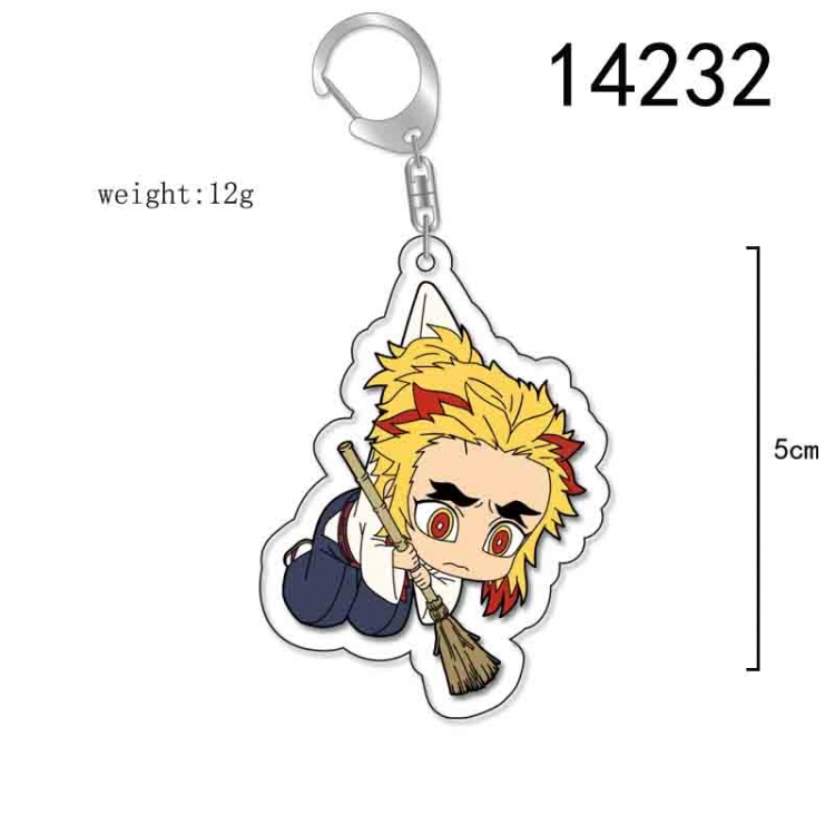 Demon Slayer Kimets Anime Acrylic Keychain Charm price for 5 pcs 14232