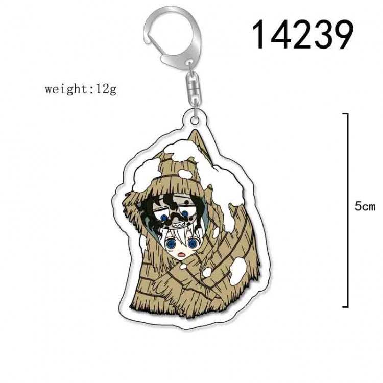 Demon Slayer Kimets Anime Acrylic Keychain Charm price for 5 pcs 14239