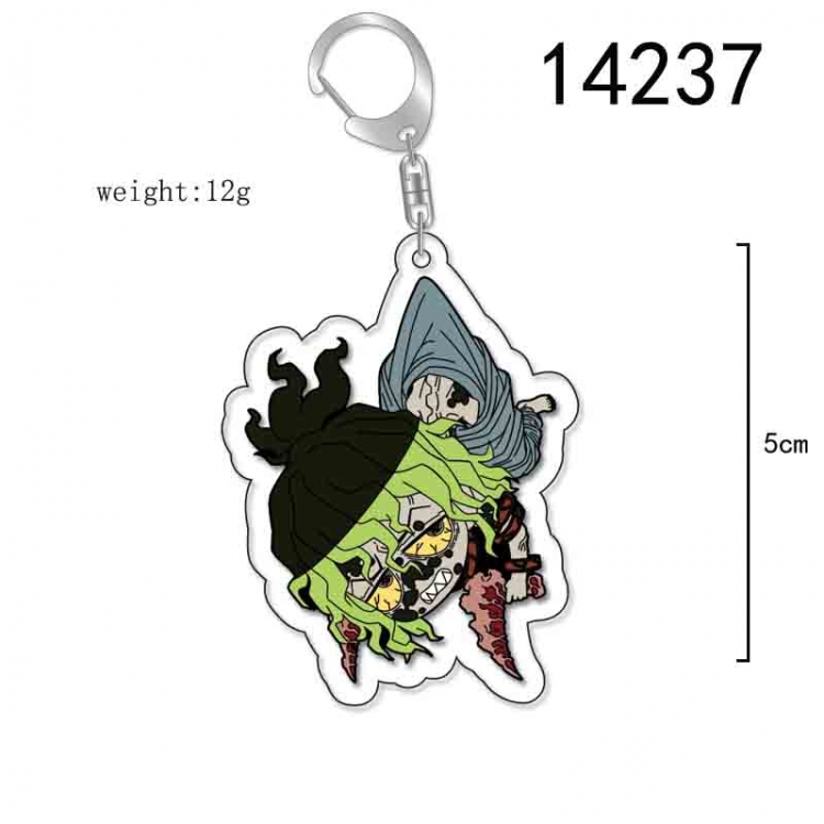 Demon Slayer Kimets Anime Acrylic Keychain Charm price for 5 pcs 14237