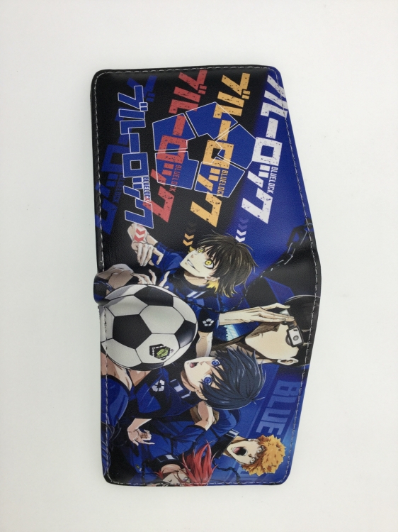 BLUE LOCK  Anime two fold  Short wallet 11X9.5CM B1495