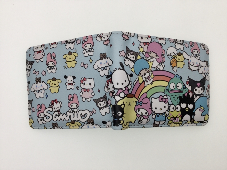 sanrio  Anime two fold  Short wallet 11X9.5CM B1511