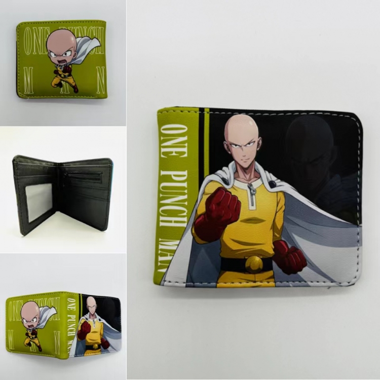 One Punch Man Full color  Two fold short card case wallet 11X9.5CM