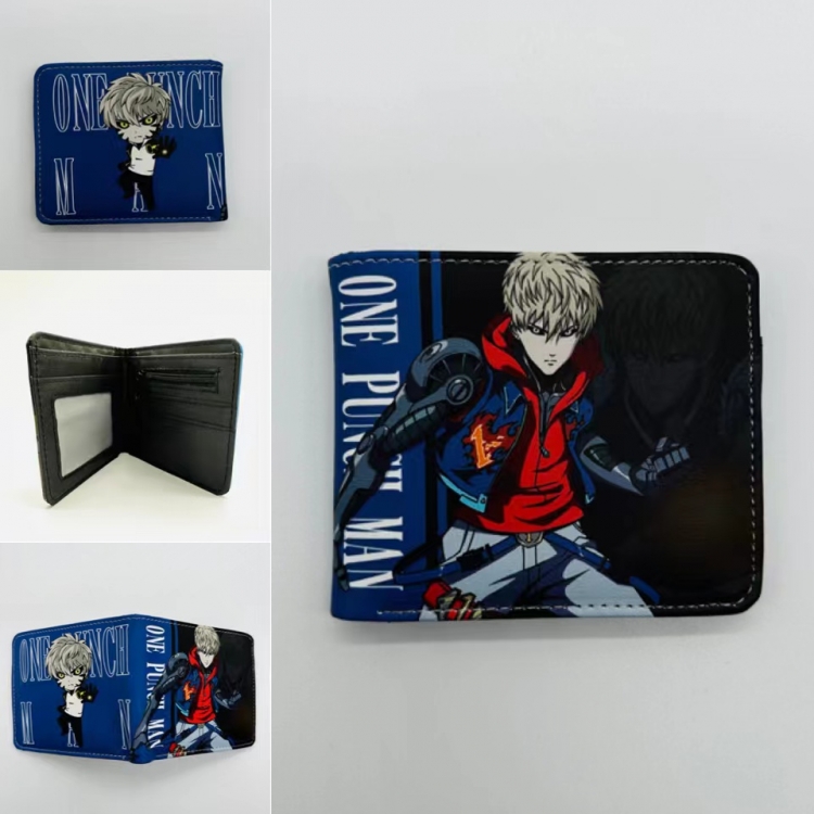 One Punch Man Full color  Two fold short card case wallet 11X9.5CM 1816