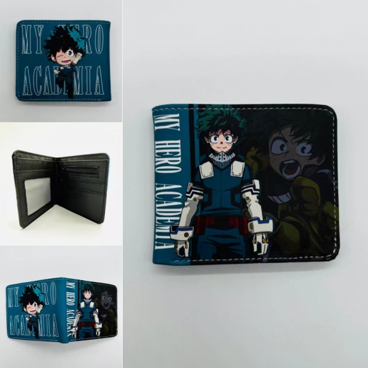 My Hero Academia Full color  Two fold short card case wallet 11X9.5CM 1723
