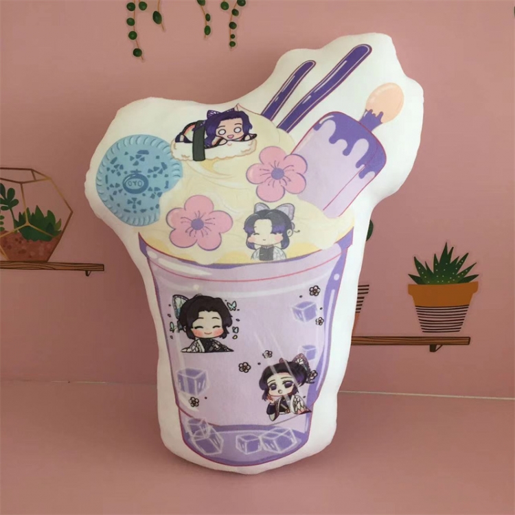 Demon Slayer Kimets Anime double-sided color pattern ice cream pillow cushion