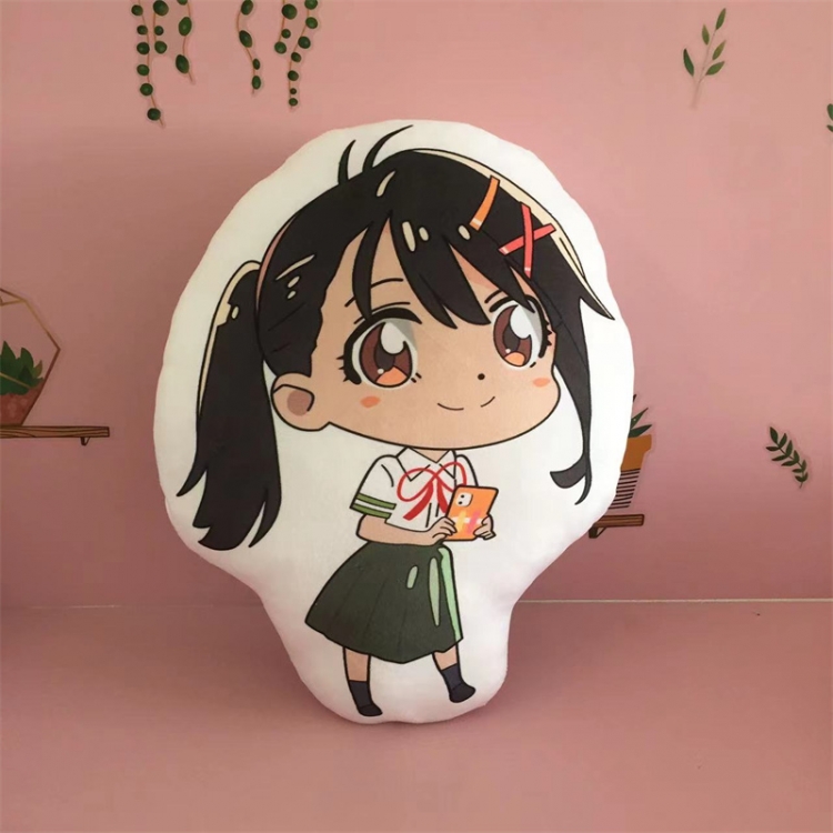 Tour of Bell and Bud Anime double-sided color pattern irregular pillow cushion