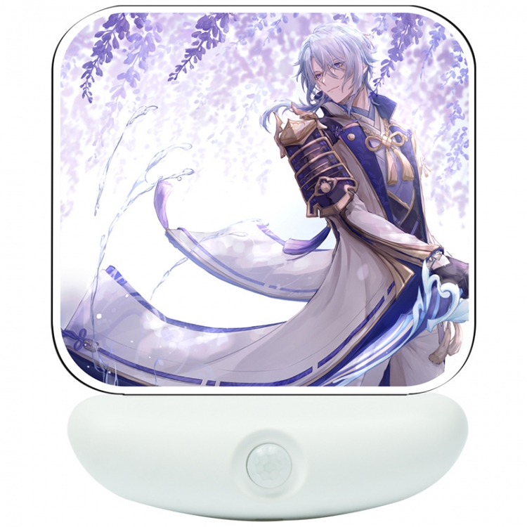 Genshin Impact Cartoon charging induction night light box package 12X8cm