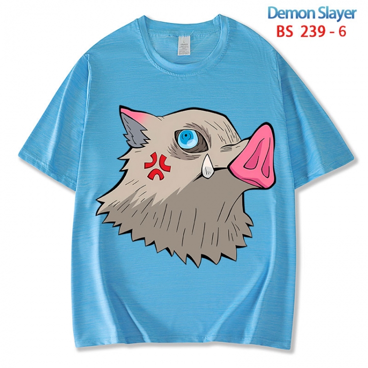 Demon Slayer Kimets ice silk cotton loose and comfortable T-shirt from XS to 5XL BS 239 6