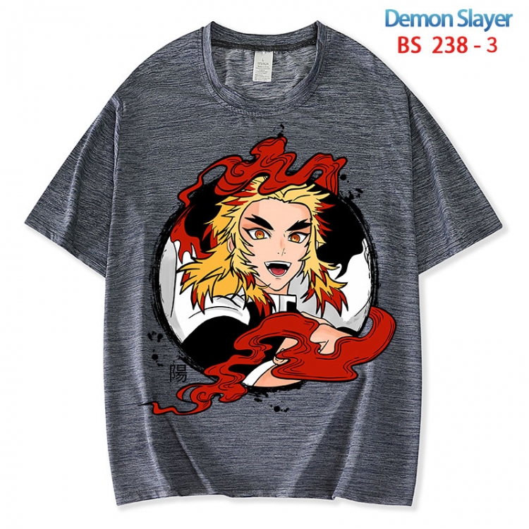 Demon Slayer Kimets ice silk cotton loose and comfortable T-shirt from XS to 5XL BS 238 3