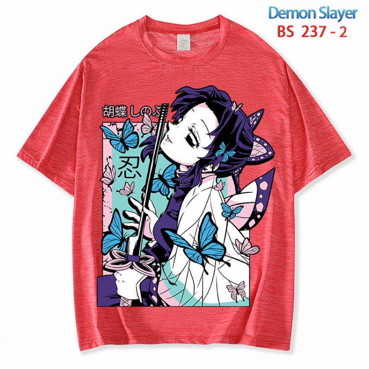 Demon Slayer Kimets ice silk cotton loose and comfortable T-shirt from XS to 5XL  BS 237 2