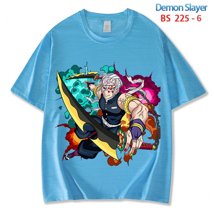 Demon Slayer Kimets ice silk cotton loose and comfortable T-shirt from XS to 5XL BS 225 6