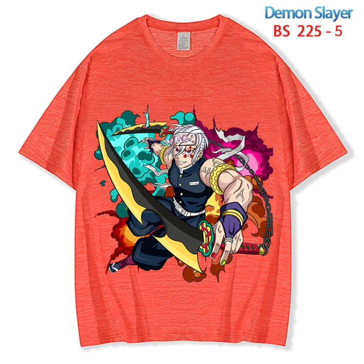 Demon Slayer Kimets ice silk cotton loose and comfortable T-shirt from XS to 5XL BS 225 5