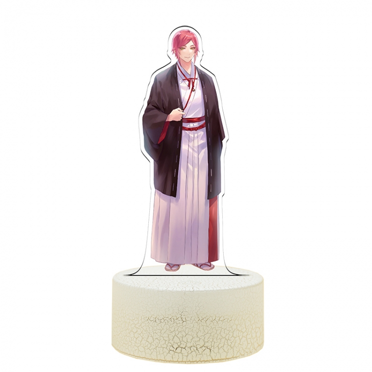 jigokuraku Acrylic Night Light 16 Color-changing USB Interface Box Set 19X7X4CM white base