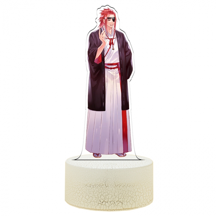 jigokuraku Acrylic Night Light 16 Color-changing USB Interface Box Set 19X7X4CM white base