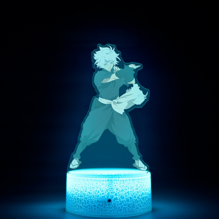 jigokuraku Acrylic Night Light 16 Color-changing USB Interface Box Set 19X7X4CM white base