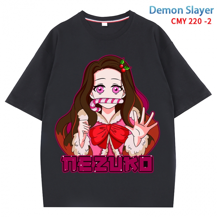 Demon Slayer Kimets Anime Surrounding New Pure Cotton T-shirt from S to 4XL CMY 220 2