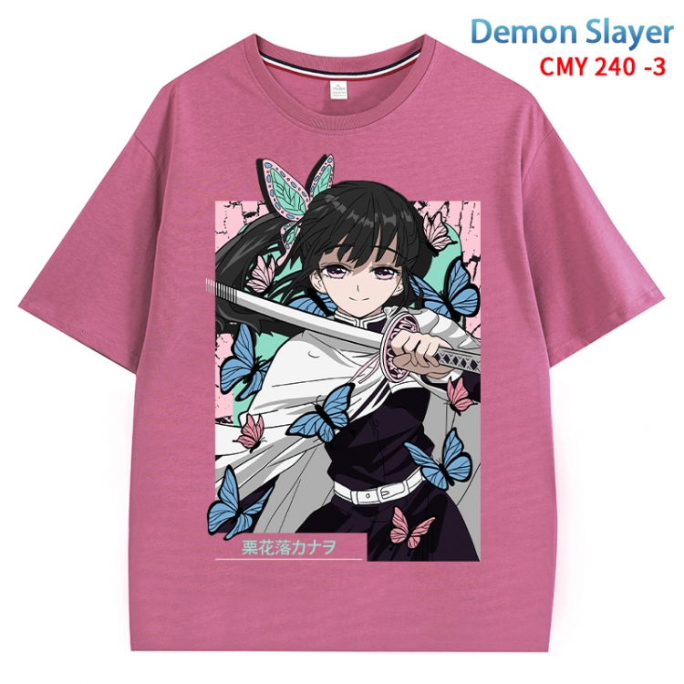 Demon Slayer Kimets Anime Surrounding New Pure Cotton T-shirt from S to 4XL  CMY 240 3