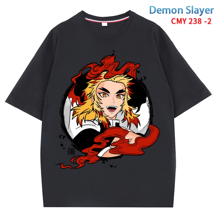 Demon Slayer Kimets Anime Surrounding New Pure Cotton T-shirt from S to 4XL  CMY 238 2